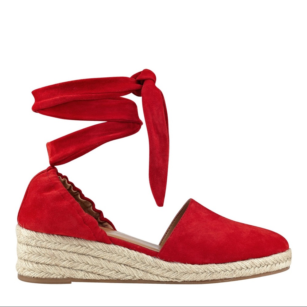 Marc Fisher ‘Baylee’ Wraparound Espadrille 8